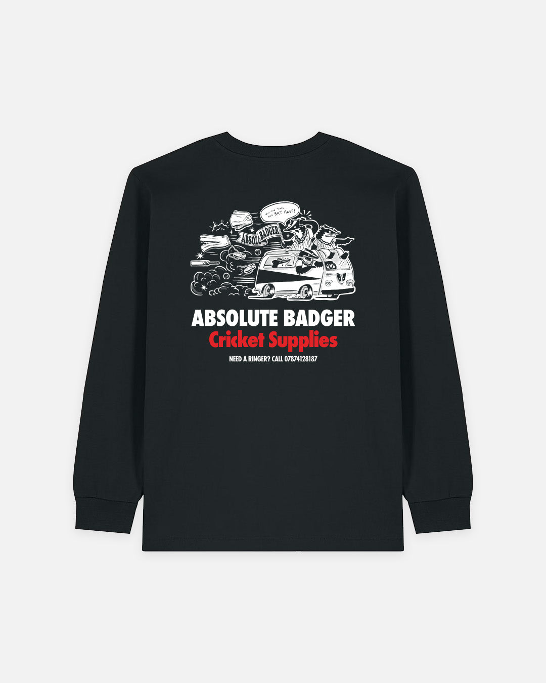 Bunch of Badgers Long Sleeve Tee - Black