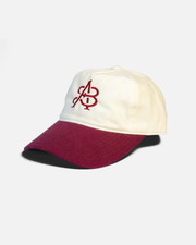 Team Issue Cap - Cream & Burgundy