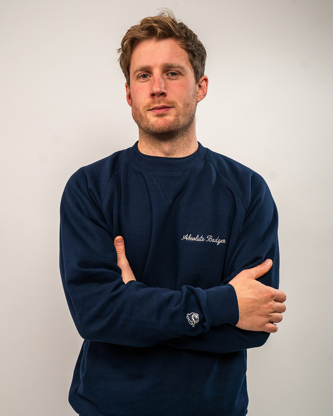 Script Sweatshirt - Navy