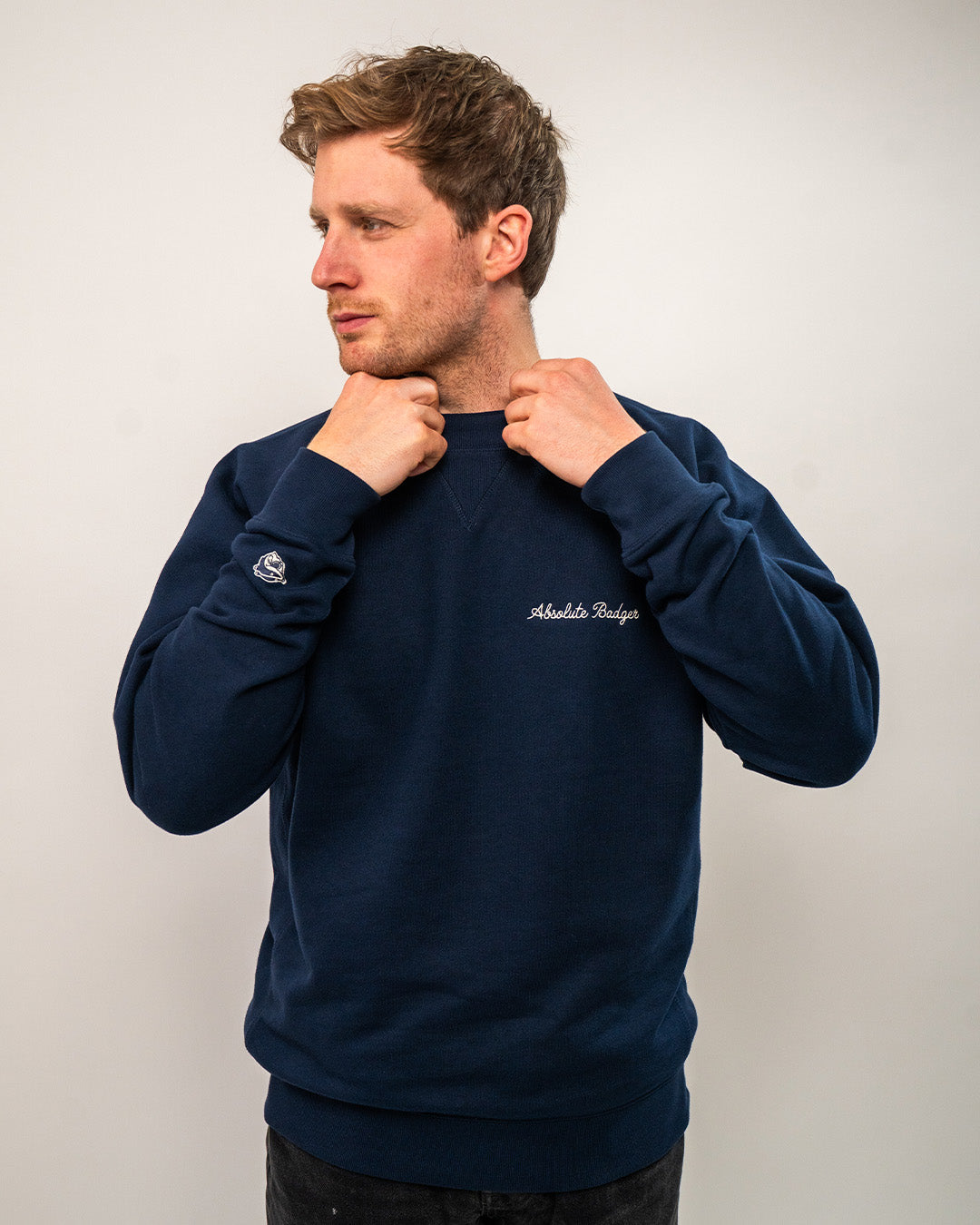Script Sweatshirt - Navy