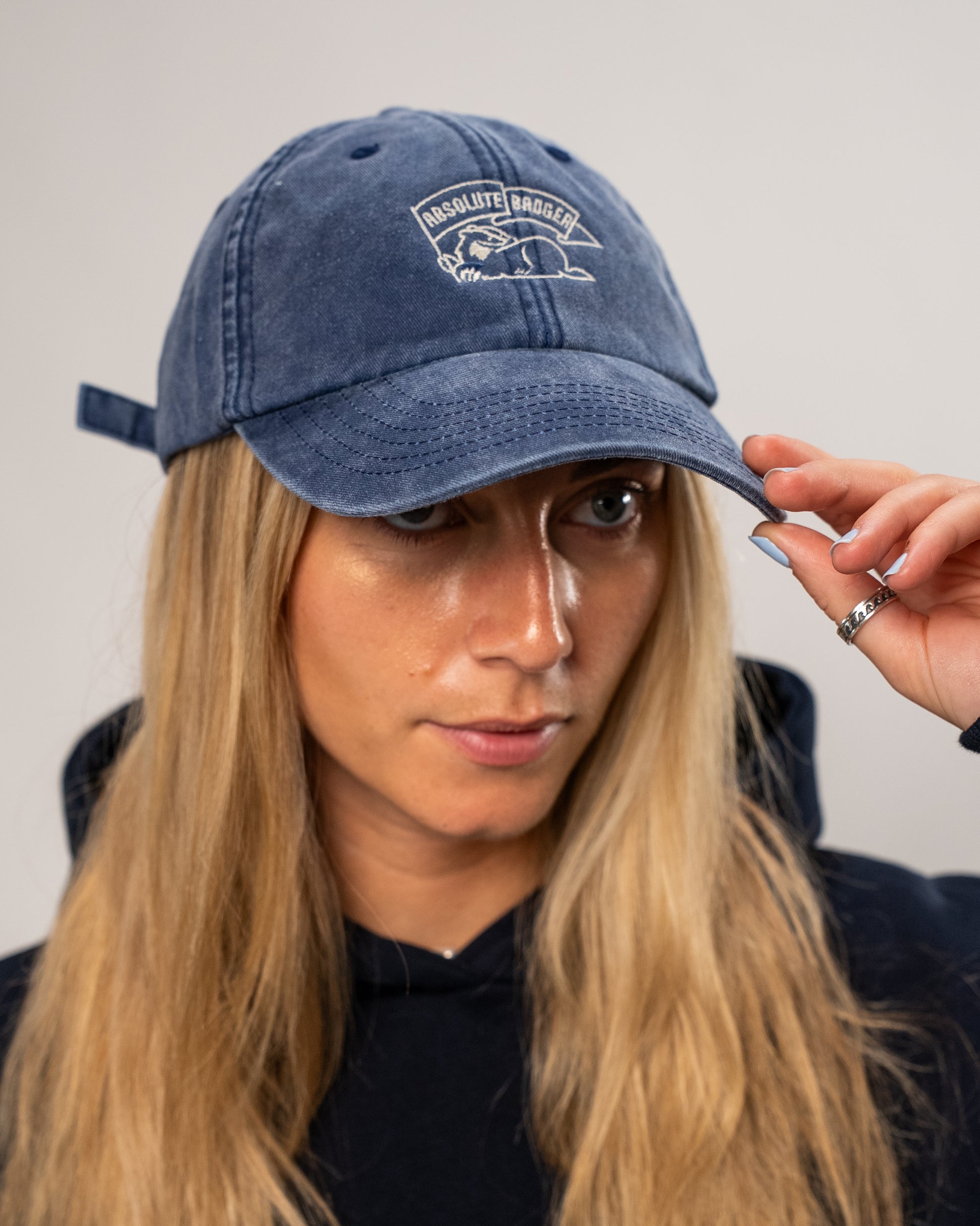 Absolute Badger Cap - Washed Blue