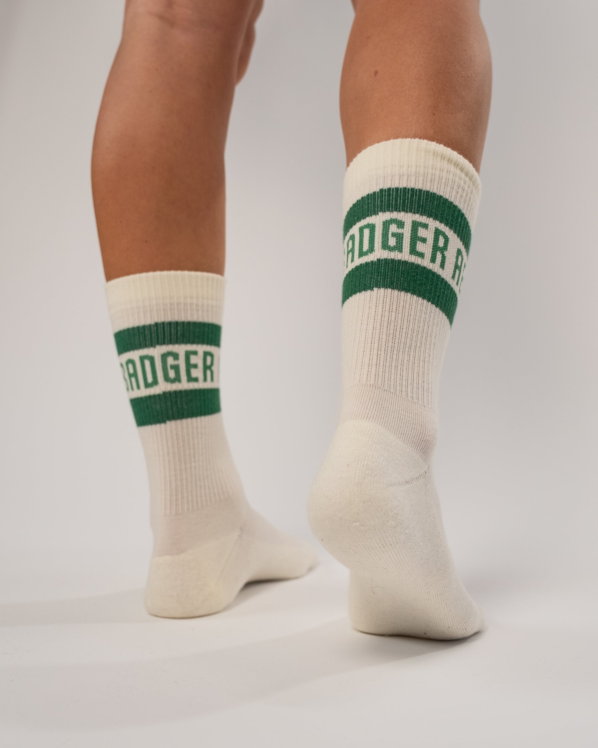 Front Foot, Back Foot Socks - White