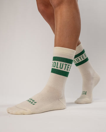 Front Foot, Back Foot Socks - White