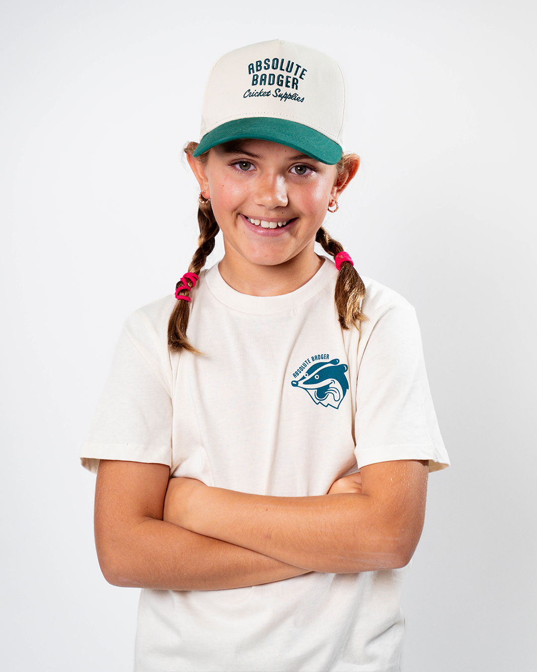 Junior Badger Tee - Cream